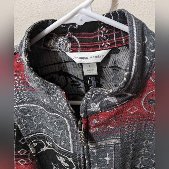 Christopher & Banks - womens zippered jacket - Picture 7 of 8